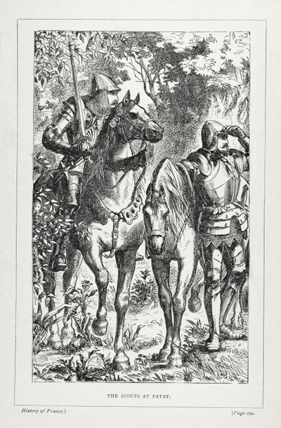 A patayi cserkészek a Franciaország történetéből, Emile de Bonnechose, kiadó: Ward, Lock and Co, London alkotó: English School