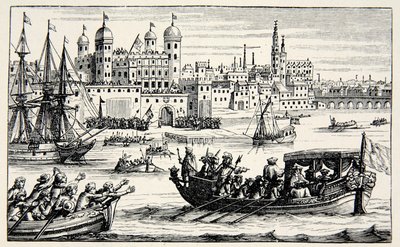 A hét püspök a toronyba megy, 1688. április alkotó: English School