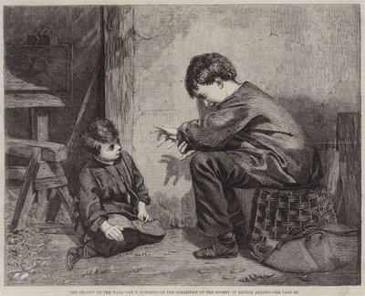 Az árnyék a falon (metszet) alkotó: English School