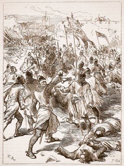 Waterford ostroma, illusztráció a Cassells Illustrated History of Englandből (szépia fotó) alkotó: English School