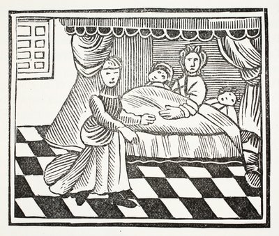The Significance of Dreams, illusztráció a Chap-books of the Eightenth Century, John Ashton, pub. 1882 alkotó: English School