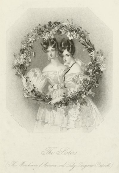 A nővérek, Abercorn márciusiasa és Georgiana Russell hölgy alkotó: English School