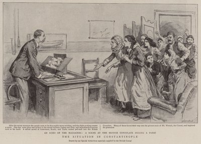 A konstantinápolyi helyzet (litho) alkotó: English School