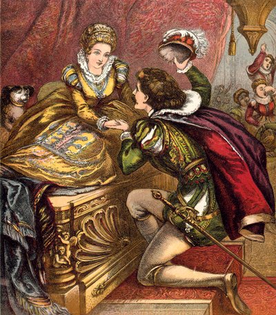 A Csipkerózsika az erdőben alkotó: English School