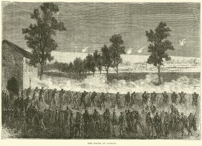 The Sortie Cachanban, 1870. október alkotó: English School