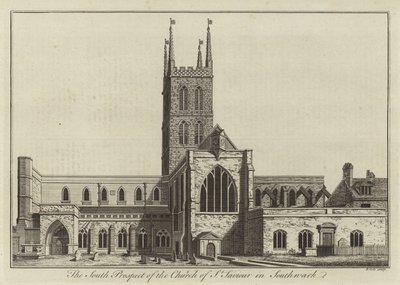 A Southwark-i Szent Megváltó-templom déli kilátása alkotó: English School