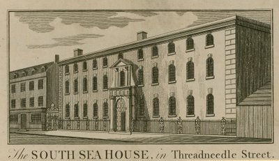 A South Sea House a londoni Threadneedle Street-ben alkotó: English School