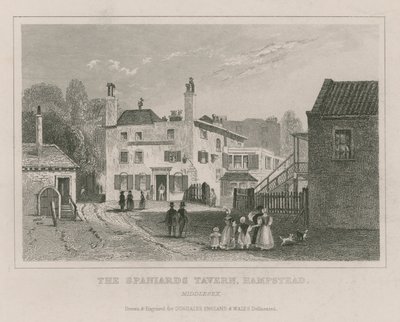 The Spaniards Tavern, Hampstead, London alkotó: English School