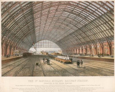 A St Pancras, Midland pályaudvar, London, 1866-69 között épült alkotó: English School
