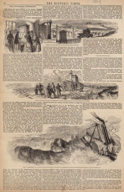 The Submarine Telegraph alkotó: English School