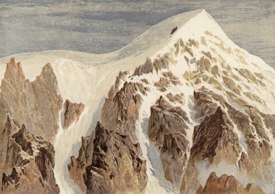 Az Aiguille Verte csúcsa alkotó: English School