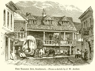 A Tabard Inn, Southwark alkotó: English School