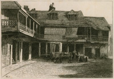 A Tabard Inn, Southwark alkotó: English School