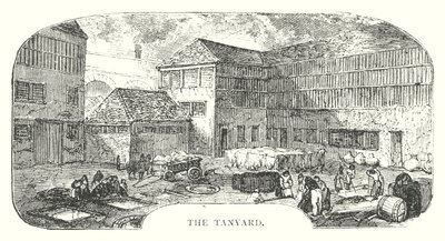 A Tanyard (metszet) alkotó: English School