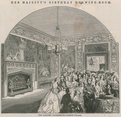 A gobelinkamra a Szent Jakab-palotában alkotó: English School