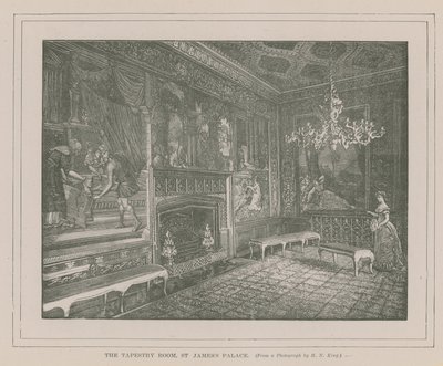 A gobelinszoba a Szent Jakab-palotában alkotó: English School
