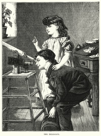 A teleszkóp (metszet) alkotó: English School