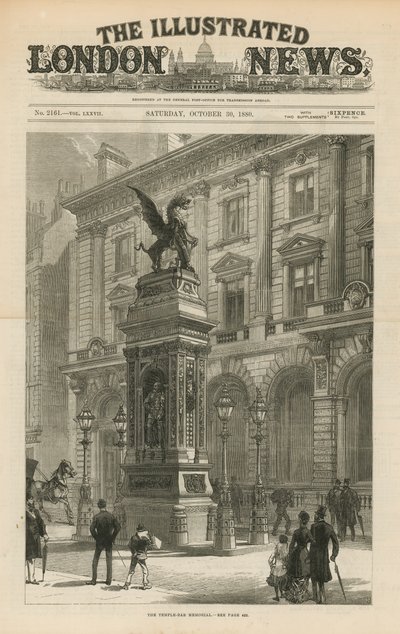 A Temple Bar emlékmű alkotó: English School