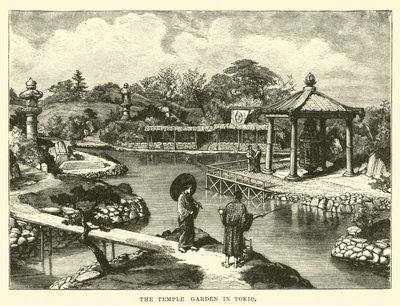 A templomkert Tokióban alkotó: English School