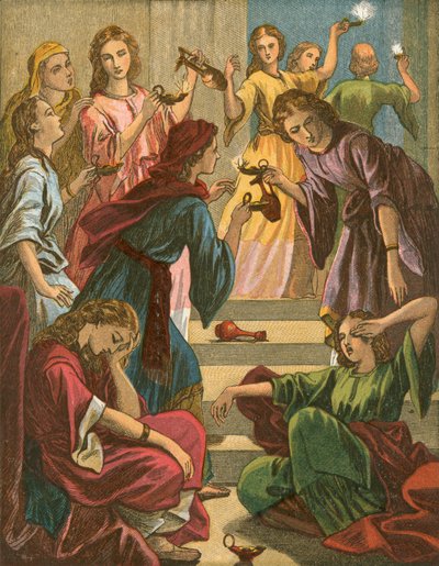 A tíz szűz alkotó: English School