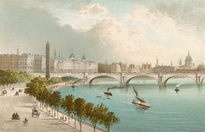A Temze rakpart – keletre néz alkotó: English School