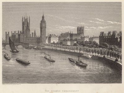 The Thames Embankment, London alkotó: English School