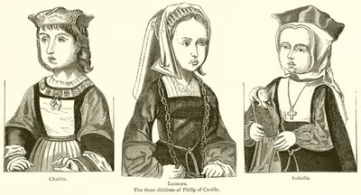 Kasztíliai Fülöp három gyermeke alkotó: English School