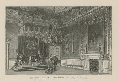 A trónterem a Szent Jakab-palotában alkotó: English School