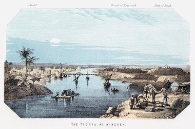Tigris Ninivében (színes metszet) alkotó: English School