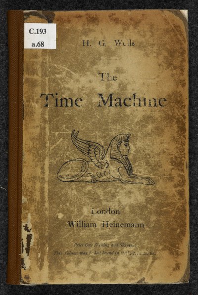 Az időgép: Egy találmány, írta H. G. Wells (1866-1946) alkotó: English School