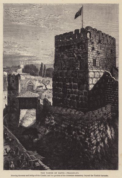 Dávid tornya, Phasaelus (metszet) alkotó: English School
