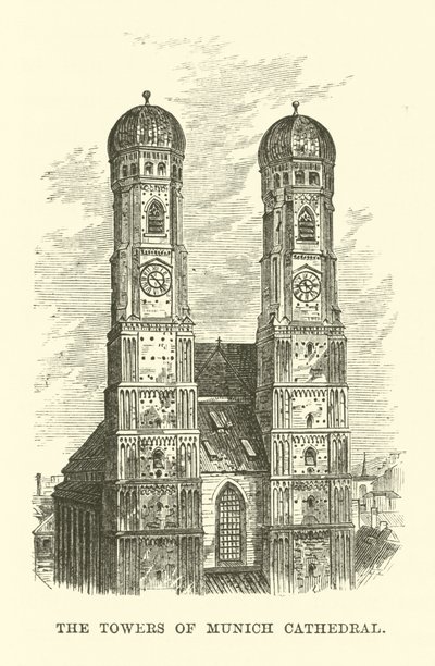 A müncheni katedrális tornyai alkotó: English School