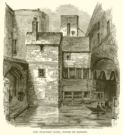 A Traitors Gate, a londoni Tower alkotó: English School