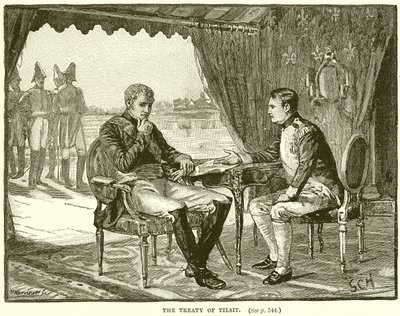 A tilsiti békeszerződés alkotó: English School