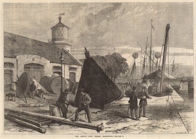 A Trinity Wharf, Blackwall alkotó: English School
