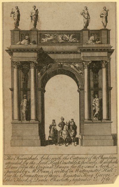 A Diadalív a Champion bejáratával alkotó: English School