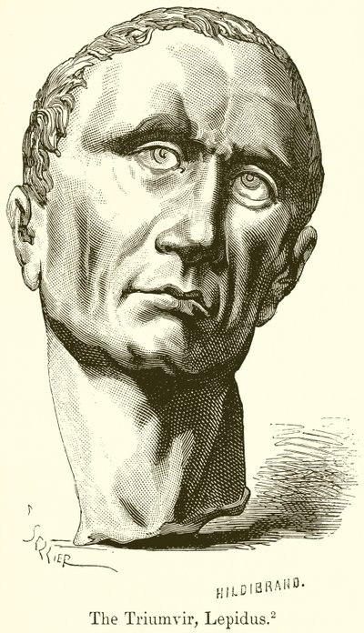 A triumvir, Lepidus alkotó: English School