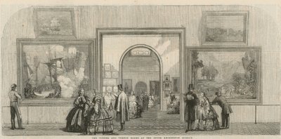 A Turner és Vernon szobák a South Kensington Múzeumban alkotó: English School