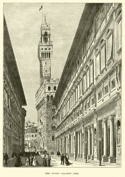 Az Uffizi Képtár, 1865 alkotó: English School