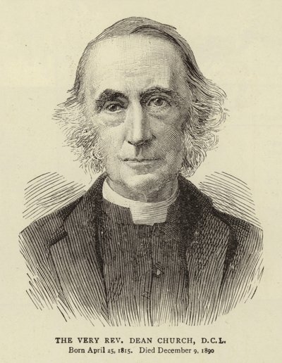 The Very Reverend Dean Church, DCL alkotó: English School