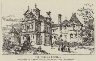 A Victoria Kórház (metszet) alkotó: English School