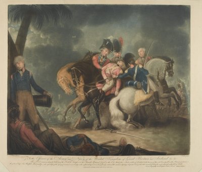 A brit csapatok győzelme a franciák felett 1801. március 21-én alkotó: English School