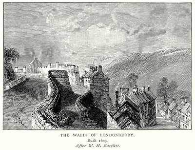 Londonderry falai (metszet) alkotó: English School