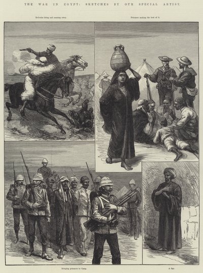 Az egyiptomi háború (metszet) alkotó: English School