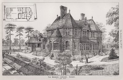 A Warren, Lancing, Sussex alkotó: English School
