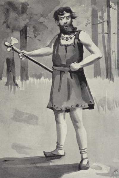 A harcos főnök (litho) alkotó: English School