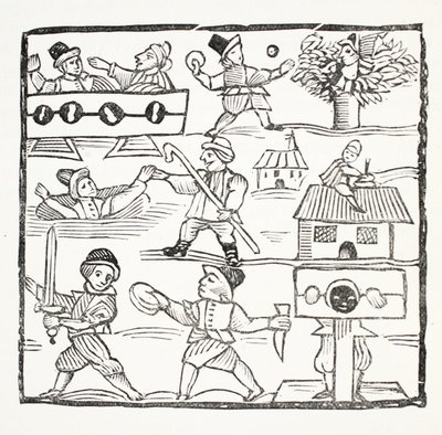 The Welch Traveller, avagy A szerencsétlen Welchman, Humphrey Cornish, illusztráció a Chap-books of the Eightenth Century, John Ashton, pub. 1882 alkotó: English School