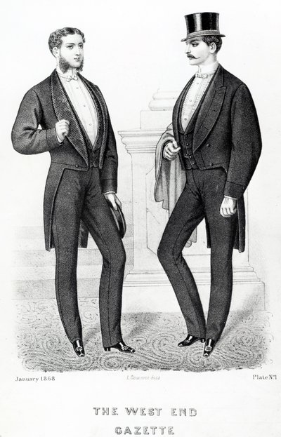 The West End Gazette, angol vásárló, 1868 alkotó: English School