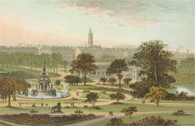 The West End Park - Glasgow alkotó: English School