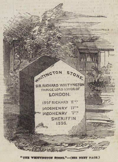 A Whittington-kő (metszet) alkotó: English School